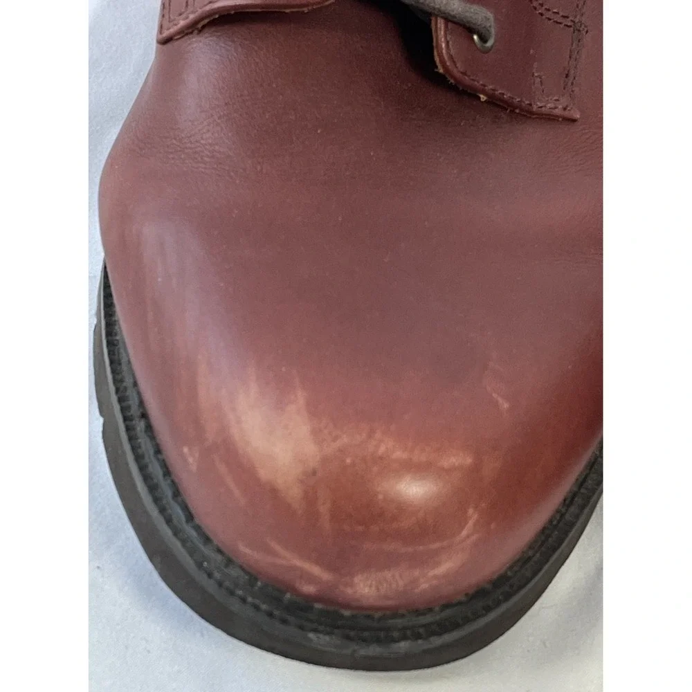 Men's Rockport Leather Chestnut Brown Size 11W‎ Lace Up Shoe Waterproof